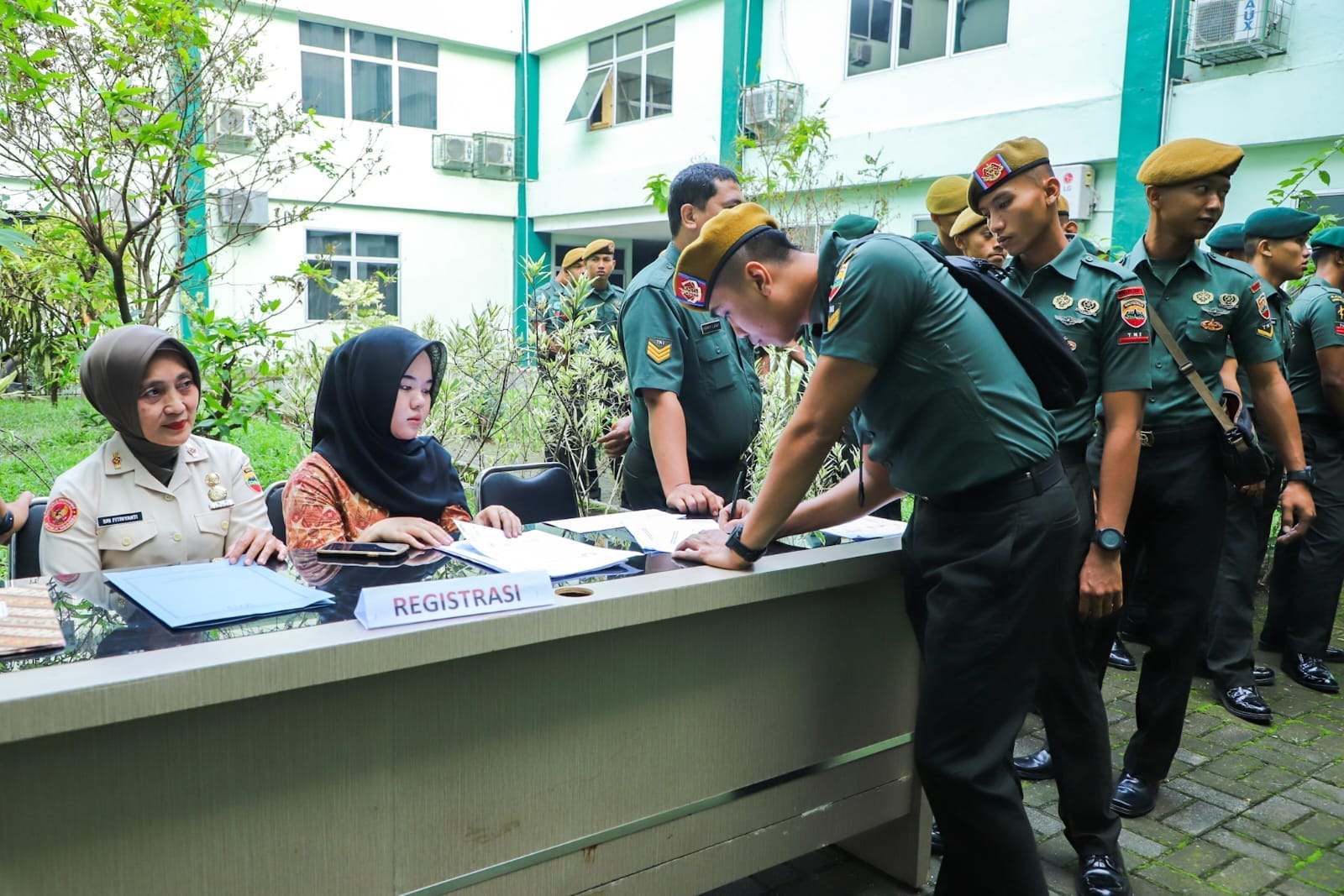 Pendam I/BB, Gelar Bakti Sosial Donor Darah HUT Ke-73 Penerangan TNI AD Tahun 2024