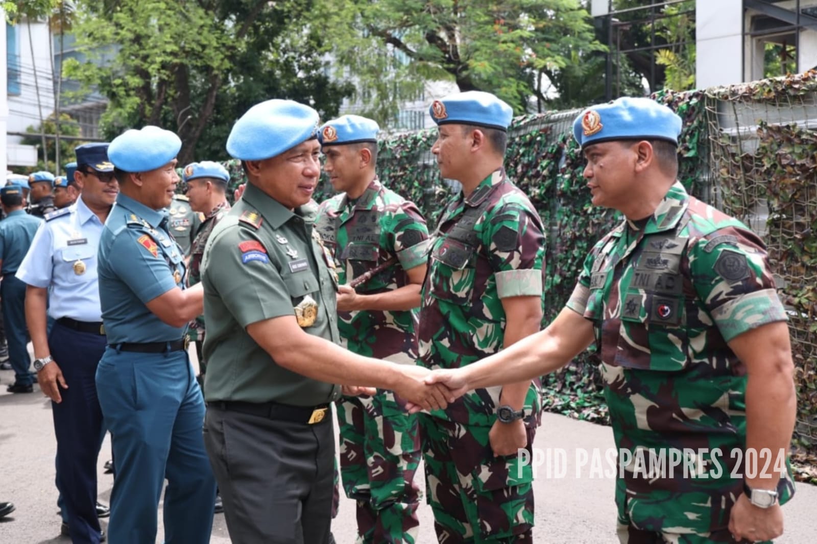 Panglima TNI, Cek Kesiapan Pasukan Pangamanan Presiden (Paspampres)