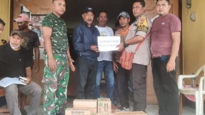 DPD NasDem Flotim Beri Bantuan Untuk Warga Terdampak Erupsi Gunung Lewotobi