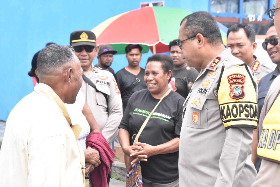 Kapolda Papua Barat, Cek Jalannya PSU di Beberapa TPS di Manokwari