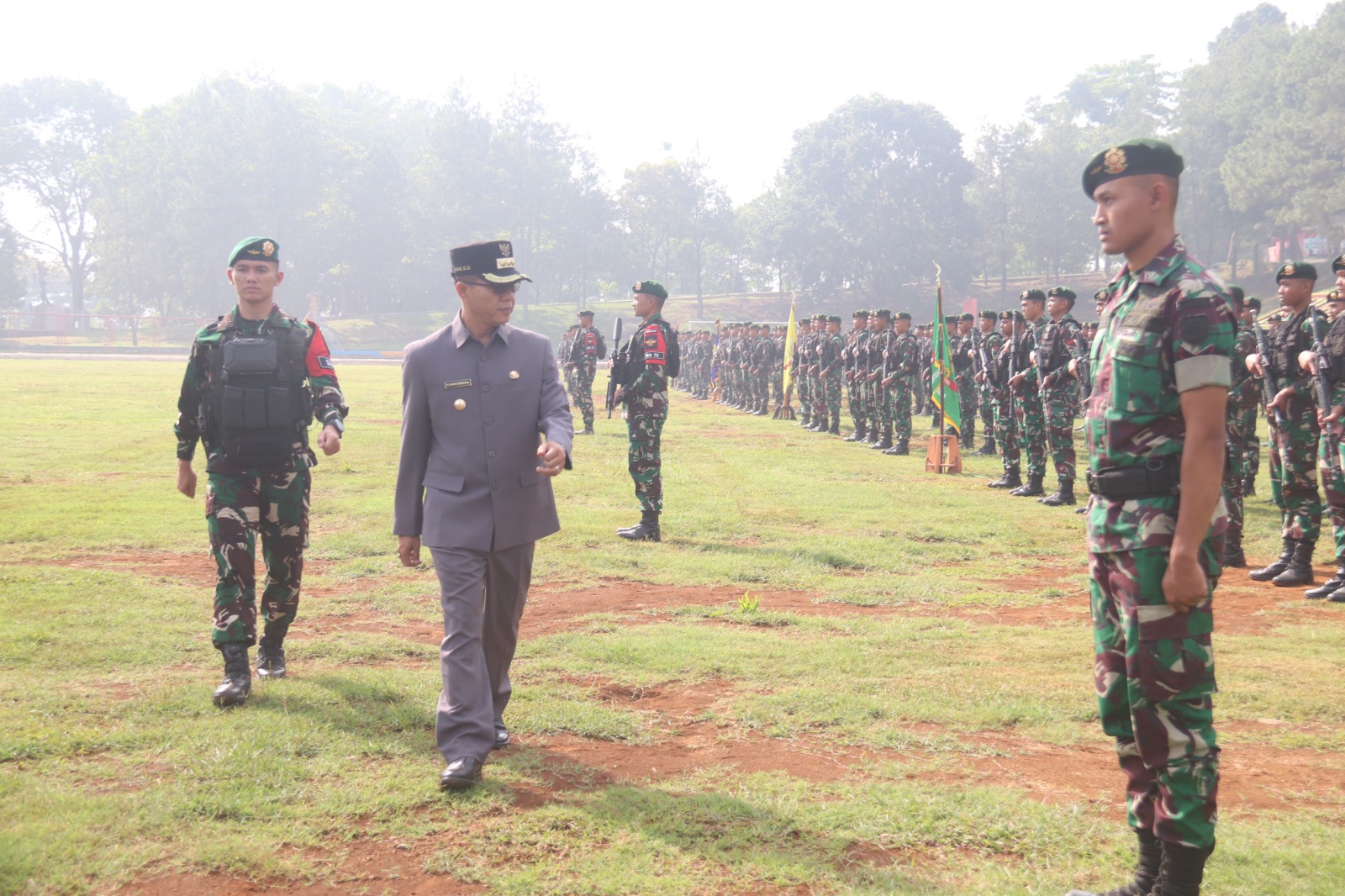 Bumi Pasundan, Menyambut Prajurit Purna Tugas Satgas Pamtas Mobile Yonif 330 Tri Dharma