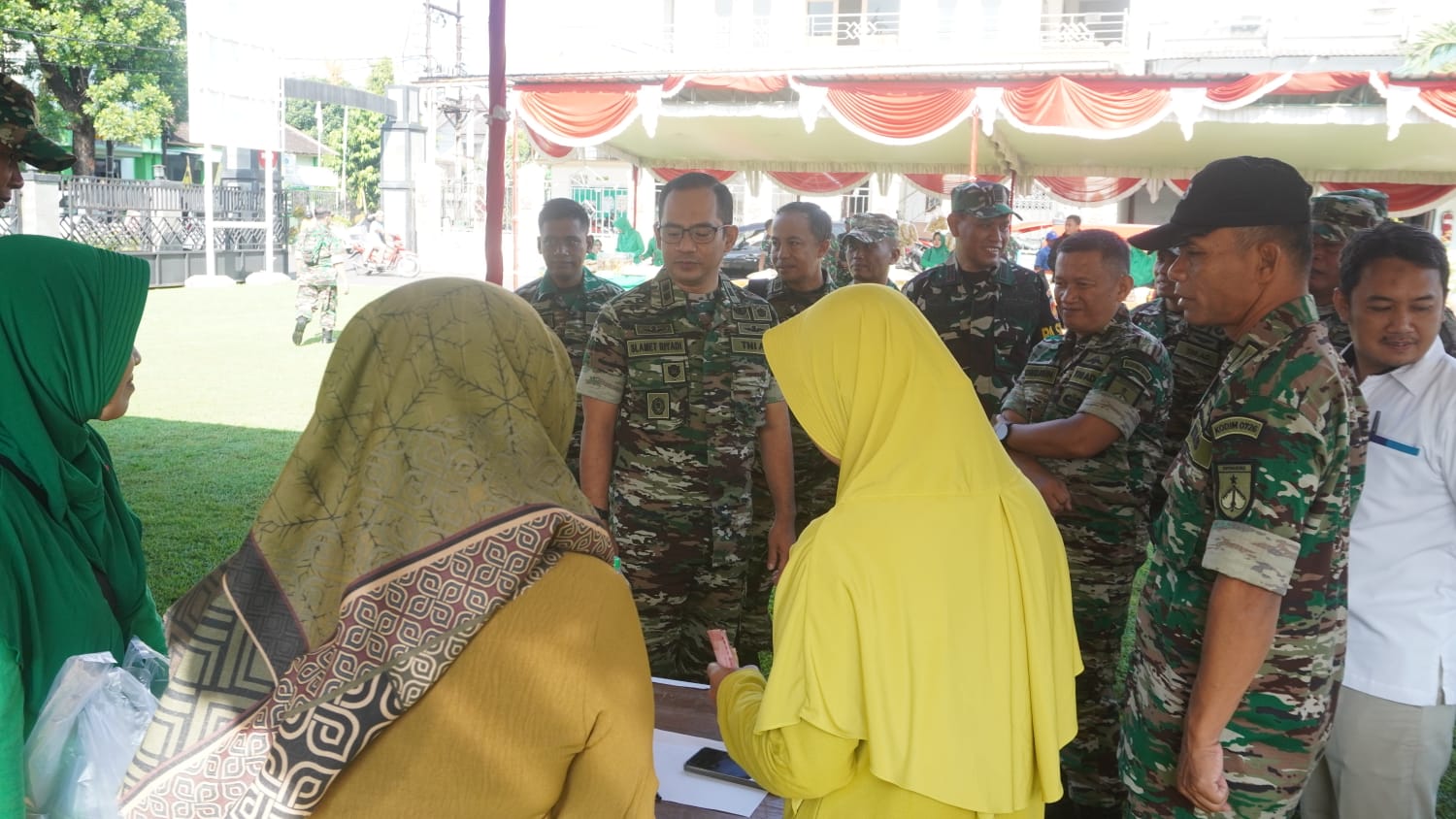 Kodim 0726/Sukoharjo, Gelar Bazar TNI Sambut Hari Raya Idul Fitri 1445 H