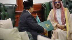 Menhan Prabowo Menerima Kunjungan Dubes Arab Saudi, Bahas Penguatan Kolaborasi Pertahanan
