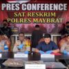 Polres Maybrat Melaksanakan Press Conference kasus Tindak Pidana Pembunuhan