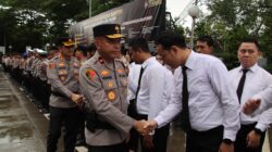 Pimpin Apel Pagi, Wakapolda Banten Sampaikan Terimakasih dan Berikan Pesan Pesan Kepada Personel Polresta Tangerang