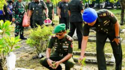 Jelang Peringatan Hari Juang TNI Angkatan Darat, Kodim Bojonegoro Ziarah dan Tabur Bunga ke TMP Kusuma Bangsa