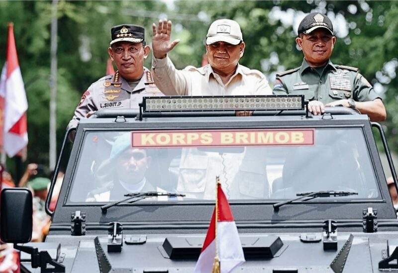 Presiden Prabowo Hadiri Pembukaan Apel Kasatwil Polri 2024 di Akpol Semarang