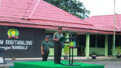 Kodim 1008/Tabalong Gelar Upacara Bendera Perdana di Tahun 2025