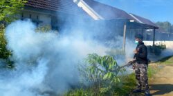 Kesatrian Marinir Agoes Soebekti, Lakukan Fogging Cegah Penyakit DBD