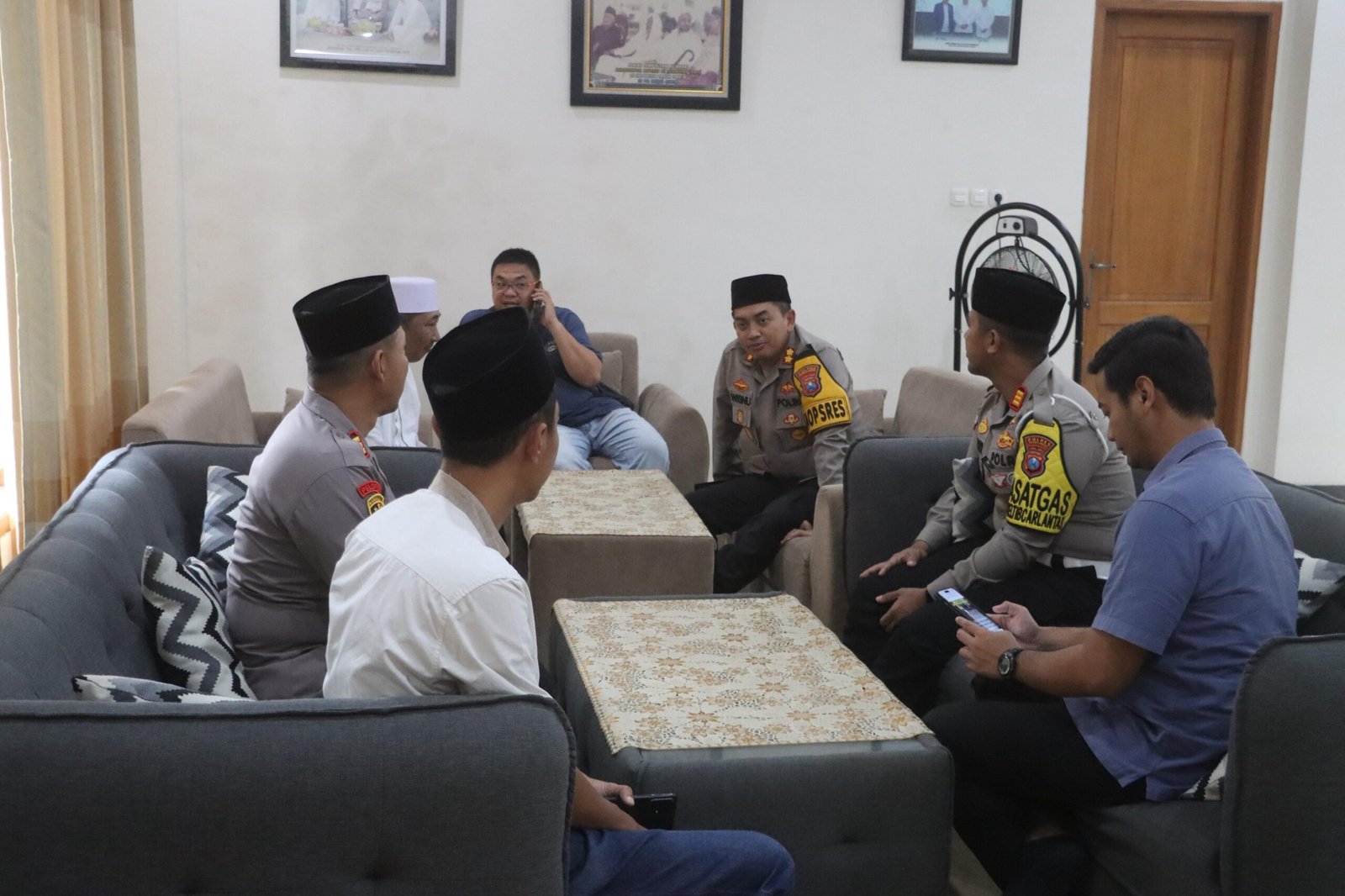 Kapolres Probolinggo Jalin Silaturahmi dengan Tokoh Agama di Paiton