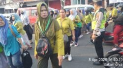 Polsek Cikupa, Laksanakan Protap Sore, Arus Lalu Lintas Depan PT. Cingluh Lancar