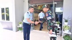 Danlanud Sultan Hasanuddin Terima Kunjungan  Danpuslat Kodiklat TNI