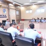 Danlanud Sultan Hasanuddin Pimpin Rapat Staf