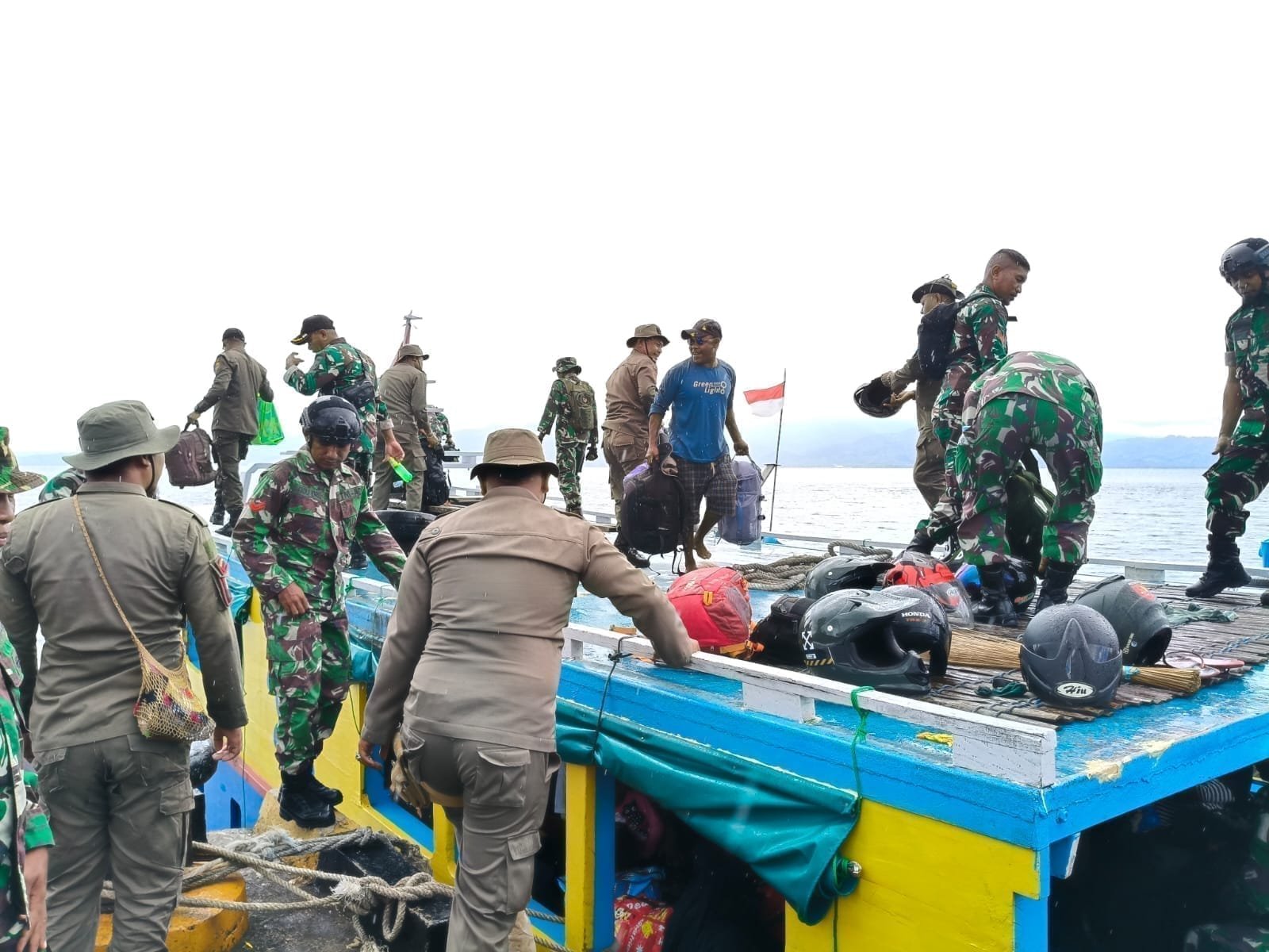 Satgas TMMD Kodim 1505/Tidore Bertolak ke Oba Selatan, Awali Misi Pembangunan Desa