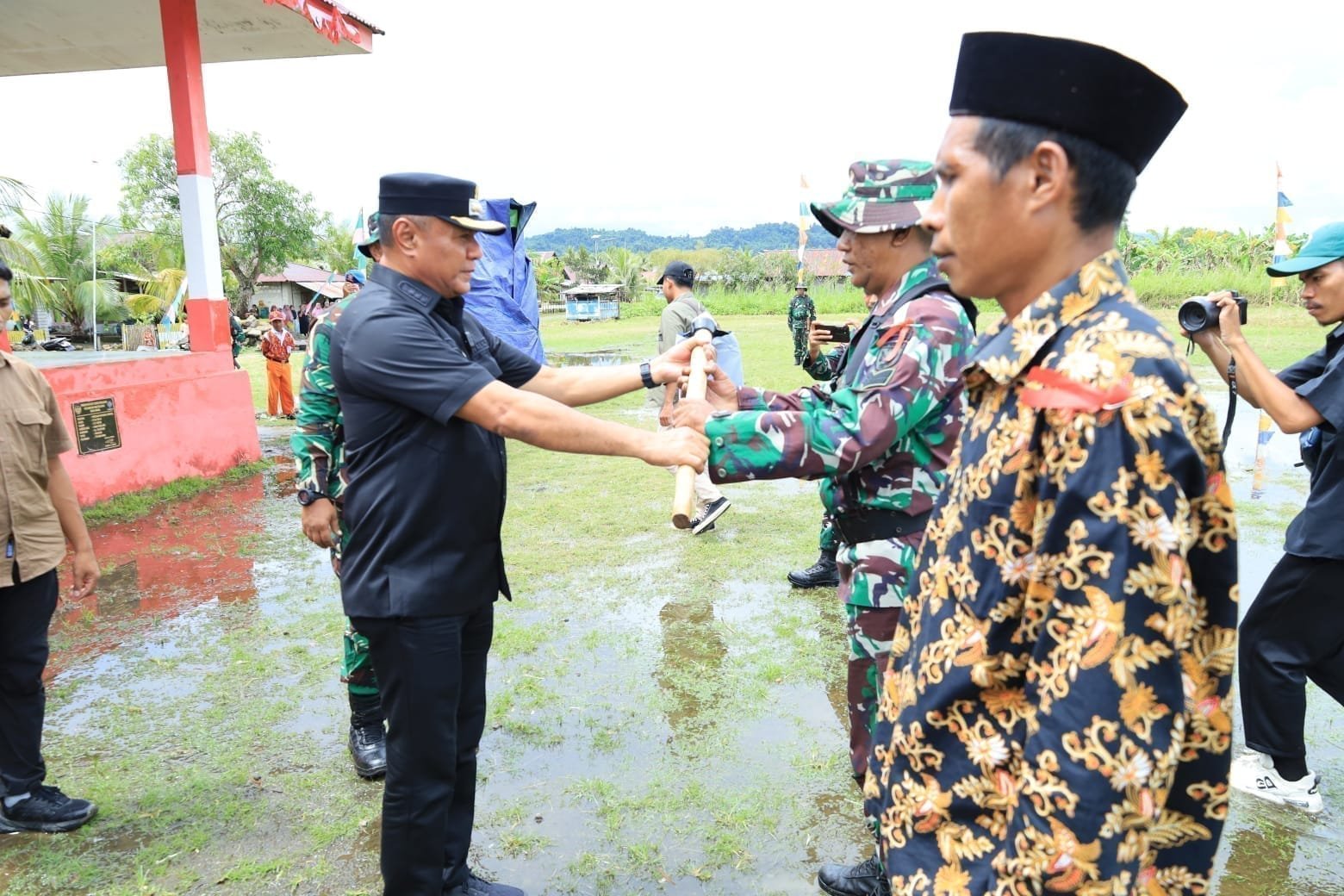 TMMD ke-126 Kodim 1505/Tidore Resmi Dibuka, TNI Siap Wujudkan Pemerataan Pembangunan di Oba Selatan