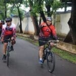 Penuh Semangat, Perwira Yonif 2 Marinir Ikuti Olahraga Sepeda Bersama Seluruh Perwira Brigif 1 Marinir