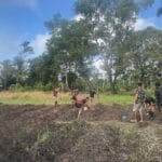 Satgas Kala Hitam dan Warga Rawabiru Semai Ketahanan Pangan