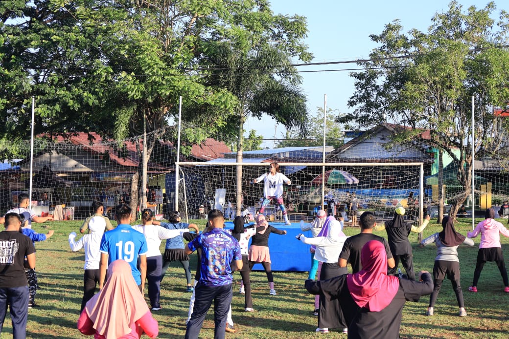 Car Free Day Lanud Sultan Hasanuddin, Destinasi Favorit Warga Maros Untuk Berolahraga Dan Menikmati Akhir Pekan