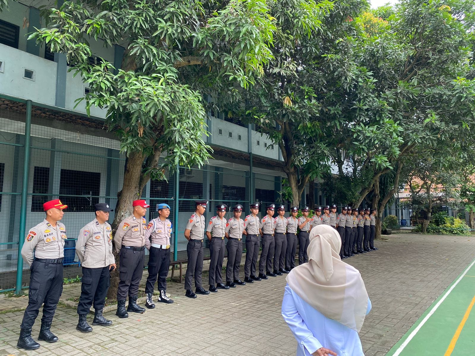 Siswa Latja SPN Polda Banten Laksanakan Program Live In Bakti Pendidikan di SMA Negeri 4 Kabupaten Tangerang