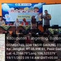 Bhabinkamtibmas Desa Pasir Gadung Gelar Program POLDIK di SDN Pasir Gadung 03, Edukasi Bahaya Perundungan