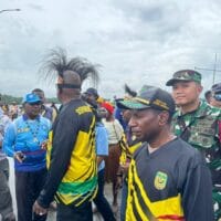 Dukung Pelestarian Budaya Bangsa, Dandim 1710/Mimika Hadiri Pembukaan Lomba Dayung dan Pentas Seni Budaya