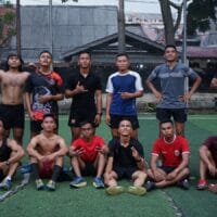 Manfaatkan Waktu Libur, Prajurit Tidur Dalam Yonif 2 Marinir Laksanakan Olahraga Futsal