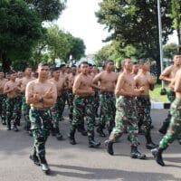 Petarung Pasopati Ikut Hadir Dalam Apel Khsusus Danbrigif 1 Marinir