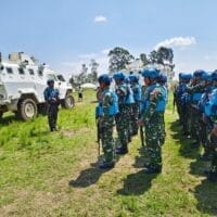 Satgas INDORDB XXXIX-G Laksanakan Misi Keamanan dan Kemanusiaan