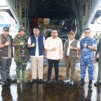 Pesawat TNI AU Pembawa Bantuan Darurat Tiba di Aceh dan Sumatera Barat