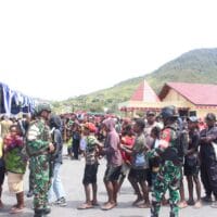 Dandim 1714/Puncak Jaya Hadiri Perayaan Natal Gabungan