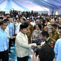 Panglima TNI Hadiri Peresmian Akad Massal 50.030 Unit Rumah Subsidi FLPP oleh Presiden RI