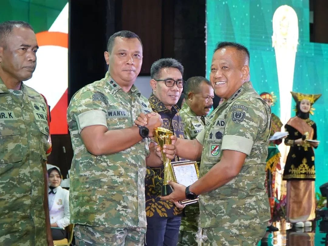 Kodim 1505/Tidore Raih Juara III Wanra pada KASAD Award Kampung Pancasila
