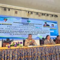 Wakapolres Maybrat Berikan Materi Program Pembinaan Remaja PMKS Tentang Bahaya Narkoba