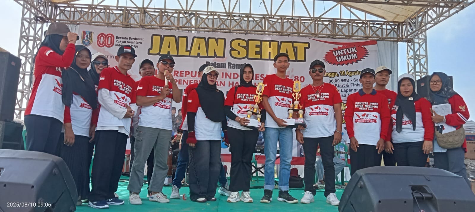 Hari Jadi Desa Ngepon: Jalan Sehat Jadi Pengingat Eratnya Persaudaraan Warga