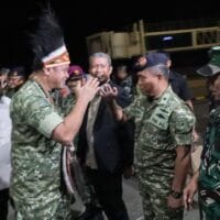Ir Koarmada III Sambut Kedatangan Kasad di Kota Sorong