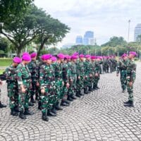 Pam Bangsitnas, Petarung Pasopati Yang Tergabung Dalam SSY Pam Bangsitnas Pasmar 1 Laksanakan Latihan PHH Bersama Korpasgat