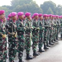 Letkol Helilintar Pimpin Upacara Kenaikan Bendera