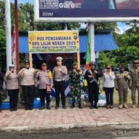 Ciptakan Rasa Aman Serta Perkokoh Rasa Toleransi, Personel Kodim 1710/Mimika Laksanakan Pengamanan Ibadah Natal