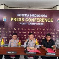 Akhir Tahun 2025, Polresta Sorong Kota Ungkap Kasus Korupsi dan Tekankan Kamtibmas Kondusif