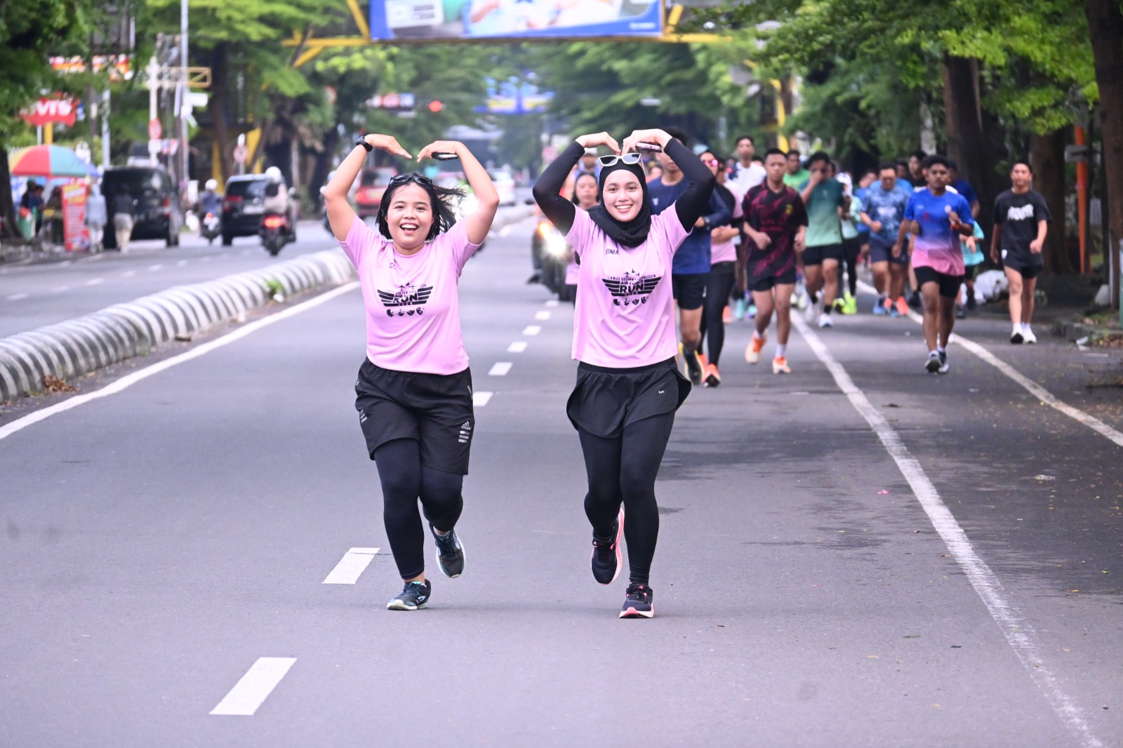 Ratusan Pelari Ikuti Fun Run 5K “Road to Air Force Run” Lanud Sultan Hasanuddin