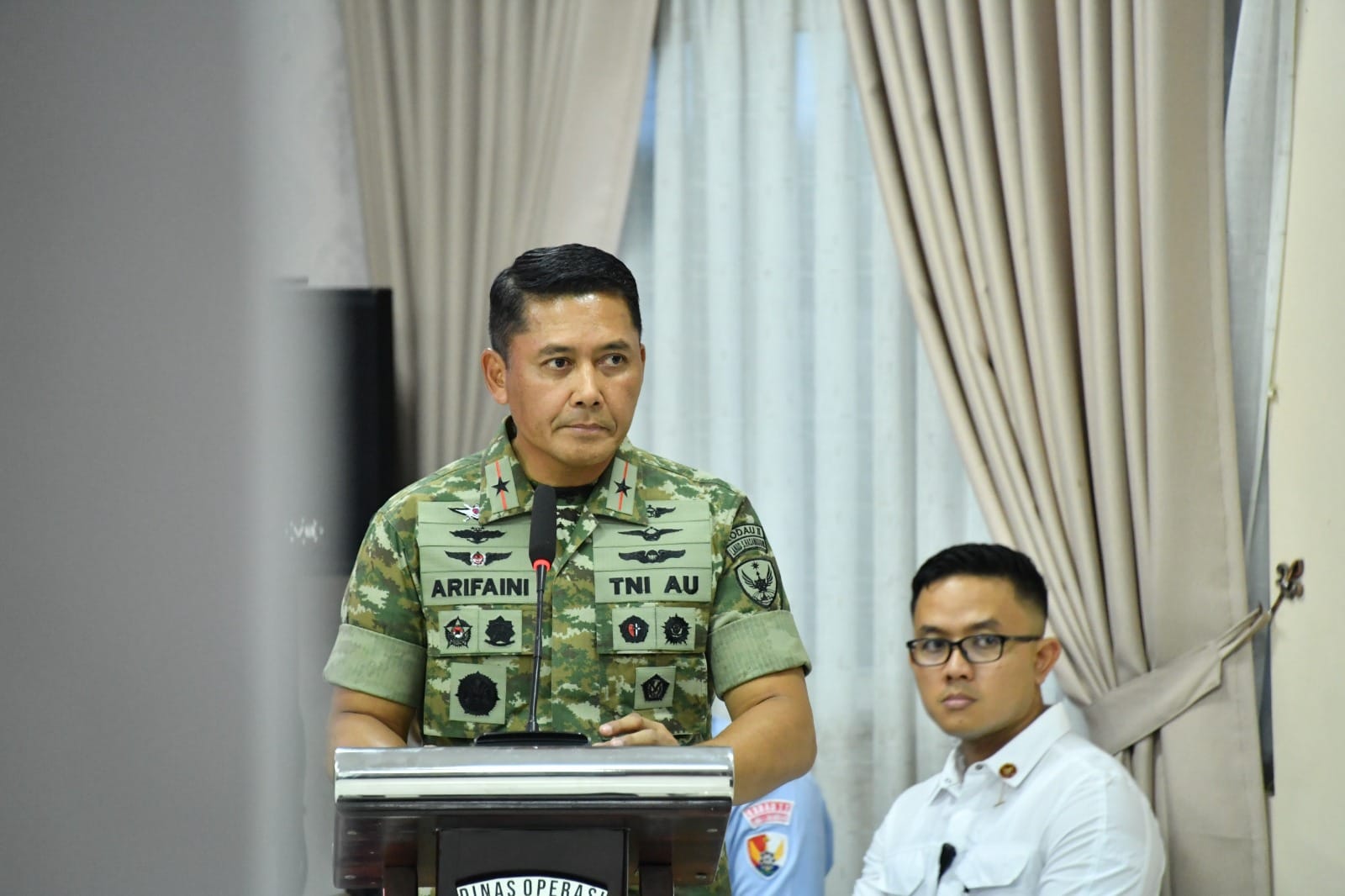 Danlanud Sultan Hasanuddin Sambut Kunjungan Menhan RI dan Wakasau di Makassar