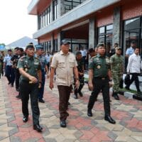 KODIKLAT TNI Terima Kunjungan Menhan RI dan Panglima TNI, Resmikan dan Tinjau Fasilitas Pendidikan SePa PK TNI