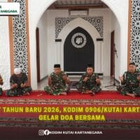 Sambut Tahun Baru 2026, Kodim 0906/Kutai Kartanegara Gelar Doa Bersama