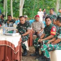 Danrem 081/DSJ kunjungi Lokasi Sasaran Pembangunan Jembatan Perintis Garuda Di Blitar