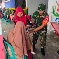 Babinsa Tlogo Bersama Kader Dan Bidan Desa Aktif Cegah Stunting Lewat Posyandu Balita