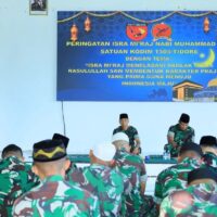 Kodim 1505/Tidore Peringati Isra Mi’raj Nabi Muhammad SAW di Makodim