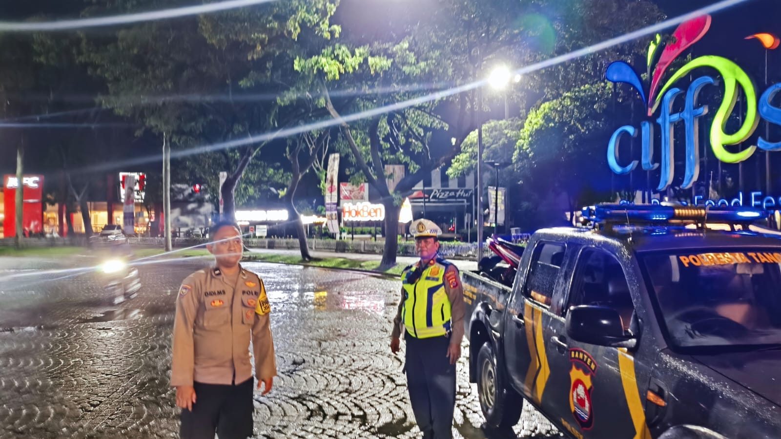 Polsek Cikupa Gelar Ops Cipkon dan KYRD, Patroli Mobile Antisipasi Gangguan Kamtibmas