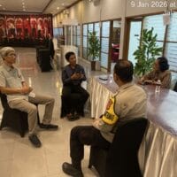 Bhabinkamtibmas Polsek Cikupa Lakukan Himbauan Kamtibmas Jelang Ibadah Natal di PT Choosen Mitra Abadi