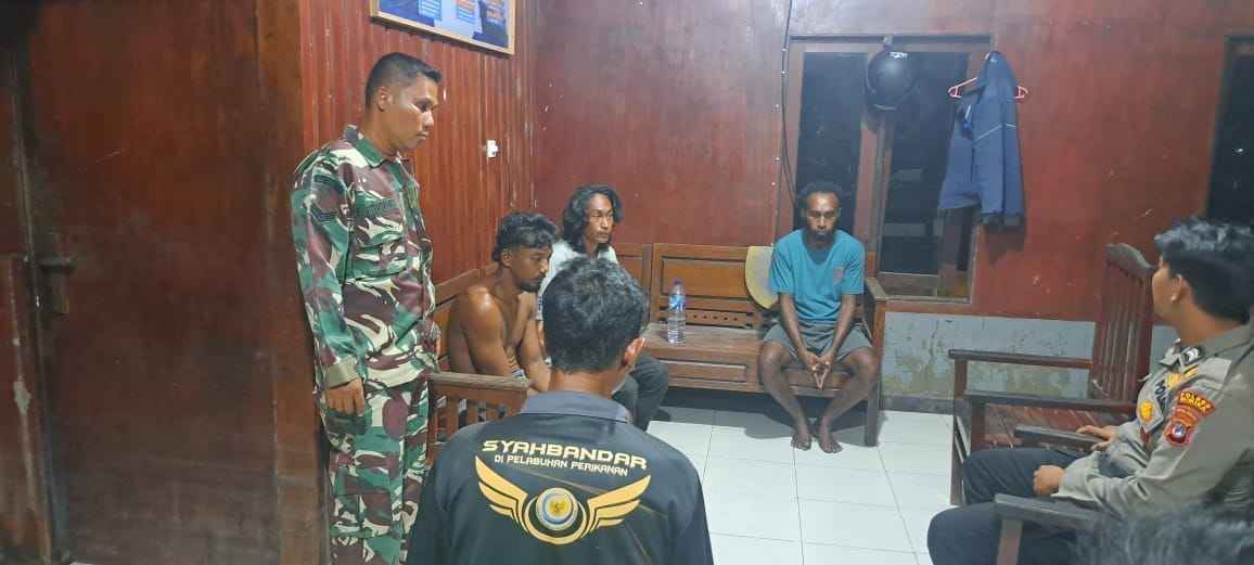 IMG-20260112-WA0008 Aksi Babinsa Koramil Agimuga Bersama Personel Lanal Timika Amankan Pengedar Sekaligus Pemakai Narkoba