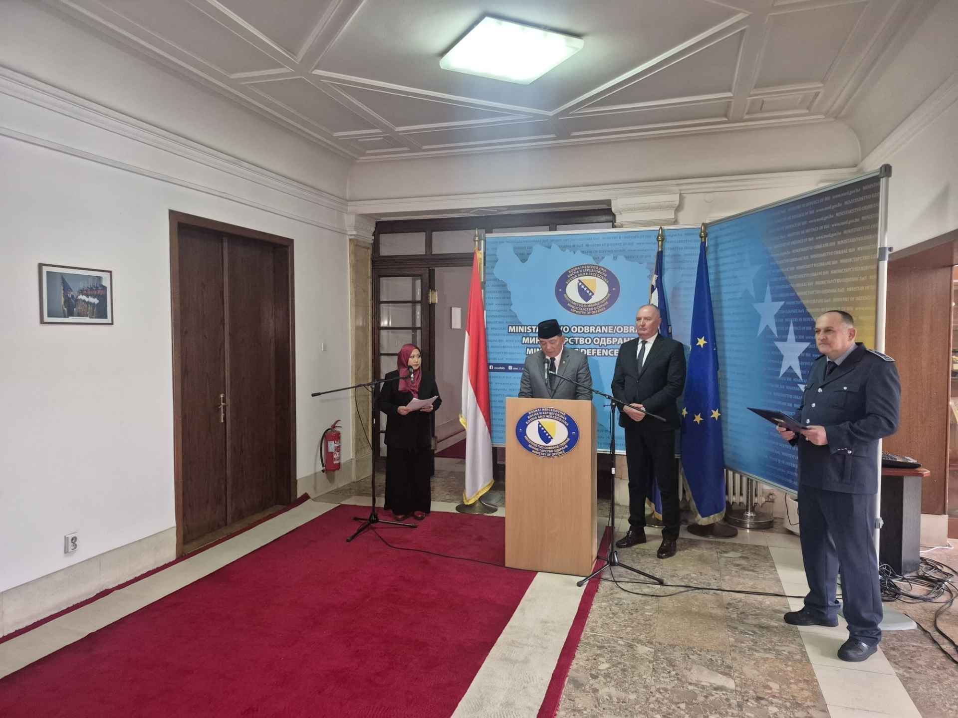 Wakil Panglima TNI Dampingi Menhan RI dalam Kunjungan Kerja di Bosnia dan Herzegovina